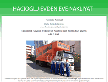 Tablet Screenshot of hacioglunakliyat.com